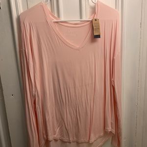 size large american eagle pink shirt